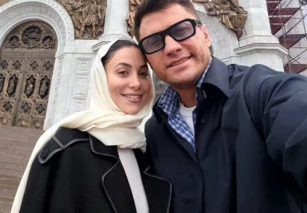 Павел Прилучный с женой Зепюр Брутян